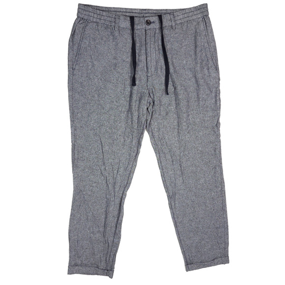 Banana Republic Other - NWT Banana Republic Linen Blend Pants Mens 36x34 Gray Athletic Tapered Cuffed